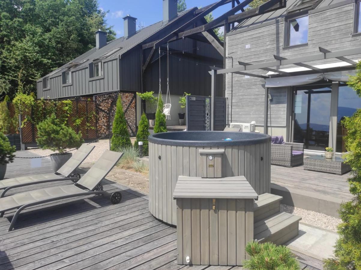 Sloneczny Chelm - Apartamenty W Gorach, Prywatna Sauna Jacuzzi Balia W Cenie, Spa, Grill, Stok Narciarski Myslenice, Sciezki Rowerowe, Rzeka Raba, Widok Na Tatry Esterno foto