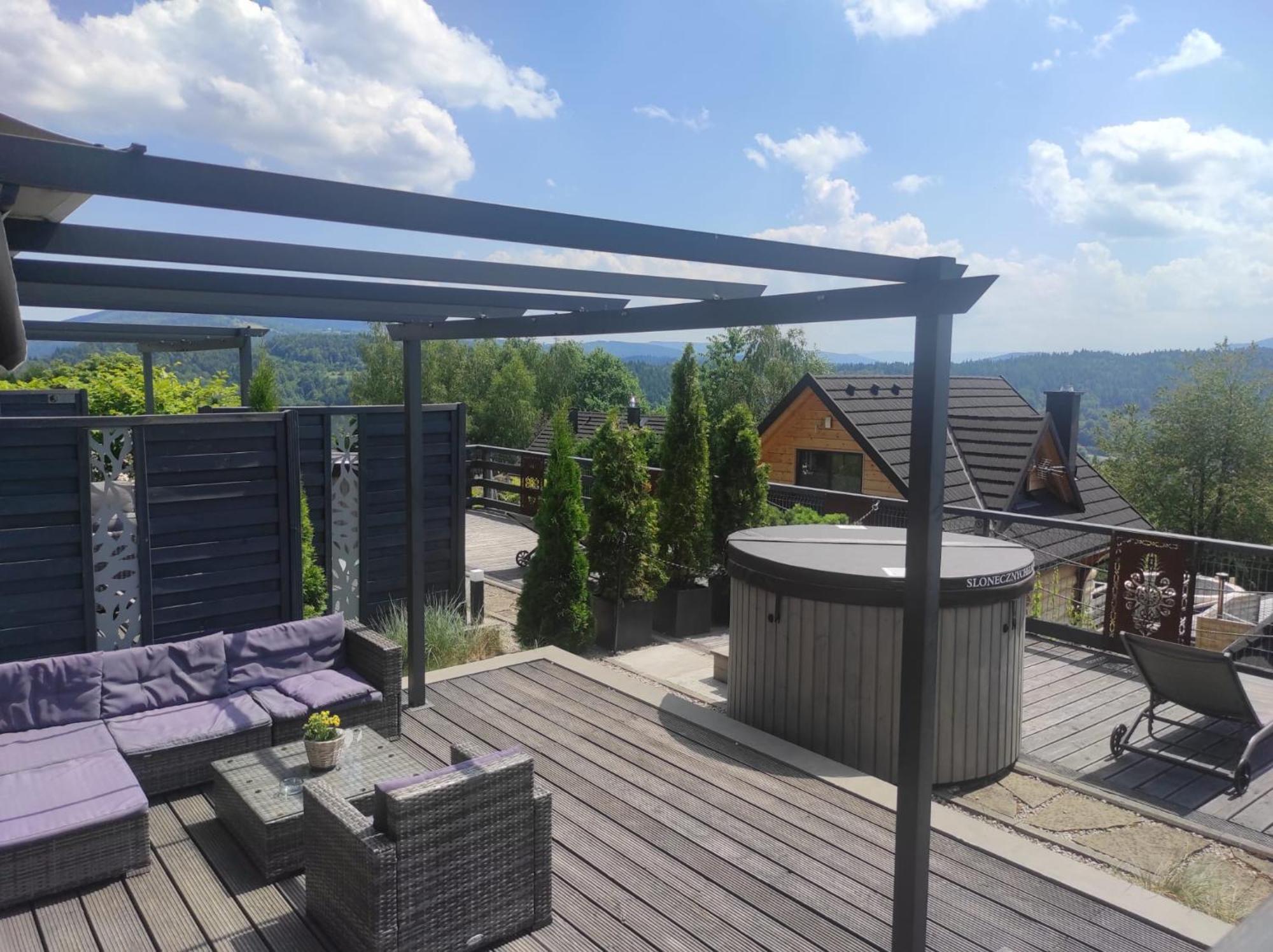Sloneczny Chelm - Apartamenty W Gorach, Prywatna Sauna Jacuzzi Balia W Cenie, Spa, Grill, Stok Narciarski Myslenice, Sciezki Rowerowe, Rzeka Raba, Widok Na Tatry Esterno foto